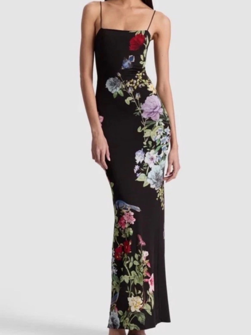 Alice + Olivia Fifi Maxi Dress In Venus Floral Sz 8 NWT $550 - Picture 2 of 13